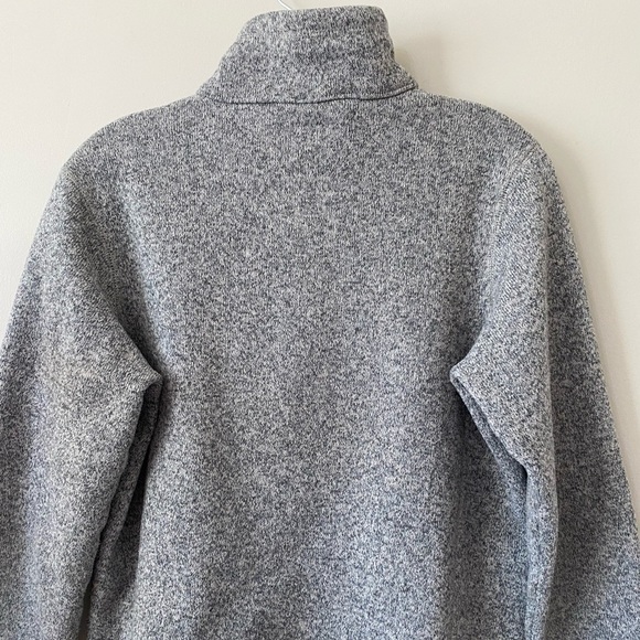 Patagonia Better Sweater 1/4 Zip Fleece Stonewash Grey Pull Over Sweater - Picture 4 of 6